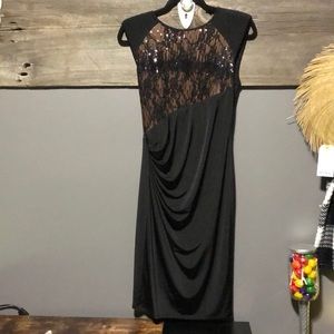 Anne Klein Holiday 🌲 blk cocktail dress size 2
